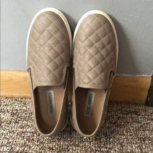 Steve Madden quilted slip on sneakers